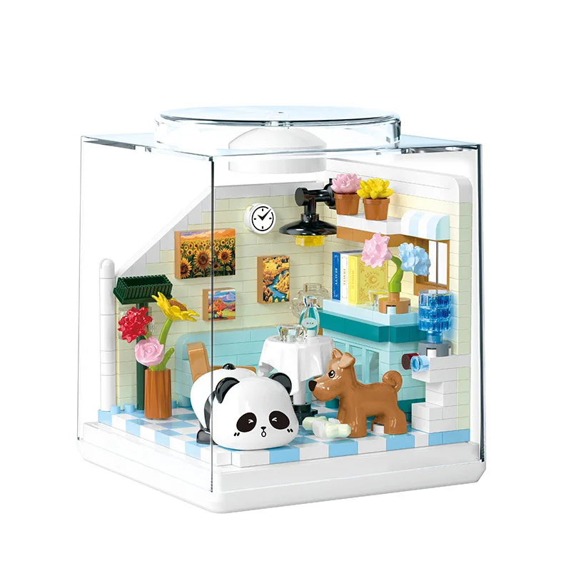 Fun Panda House Street View Series Hand-Assembled