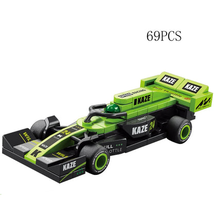 City Speed Racing MOC Car Sports Building Blocks Bricks Classic