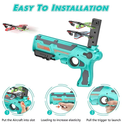 Children's Toys Airplane Launcher Children's Fun Foam
