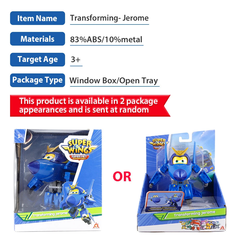 Super Wings Jerome 5 Inches Transforming  Transform