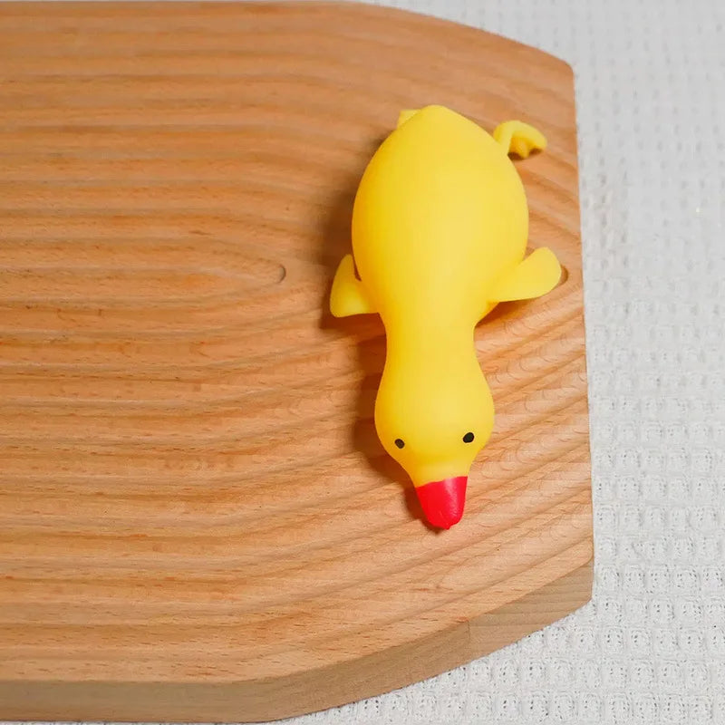 Squishies Antistress Duck Fidgets Toys Cute Goose Animals Vent Toys