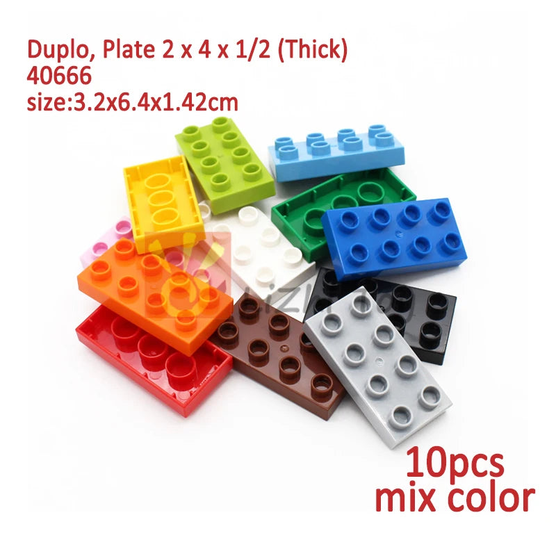 MOC Big Size Building Blocks Bricks Slope Windows Door Car