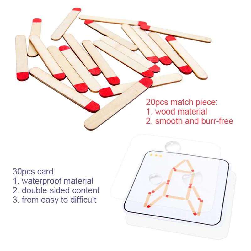 Geometry Board Game Logic Thinking Match Training Educational Toys