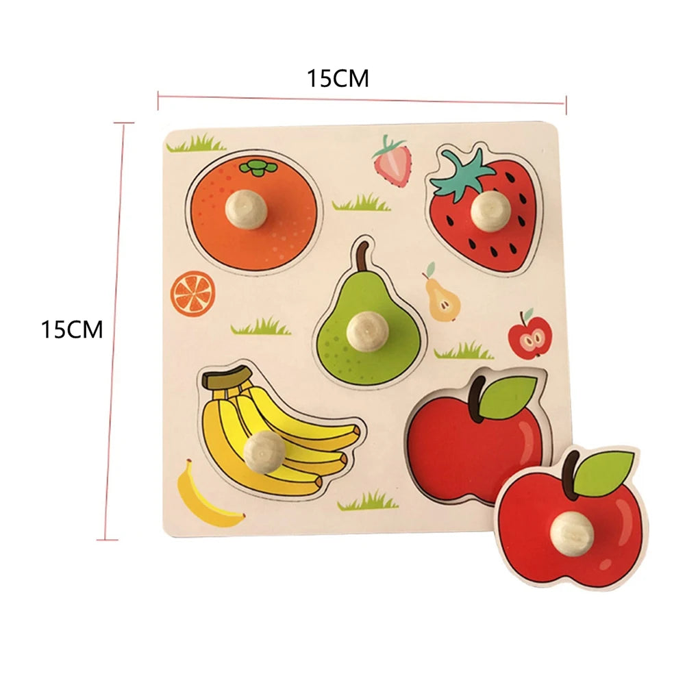 Wooden Puzzles Children Montessori Toys