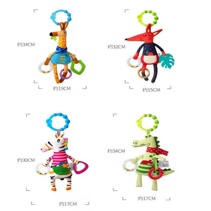 New Soft Giraffe Infant Crib Bed Stroller Baby Rattles For Newborns Car Sea