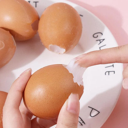 Realistic Silicone Egg Squeeze Toy Crack Egg Fidget