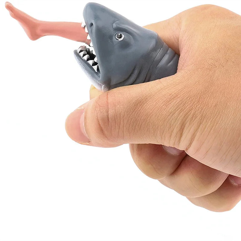 2pcs Man eating Shark Squeezing Fun Toys