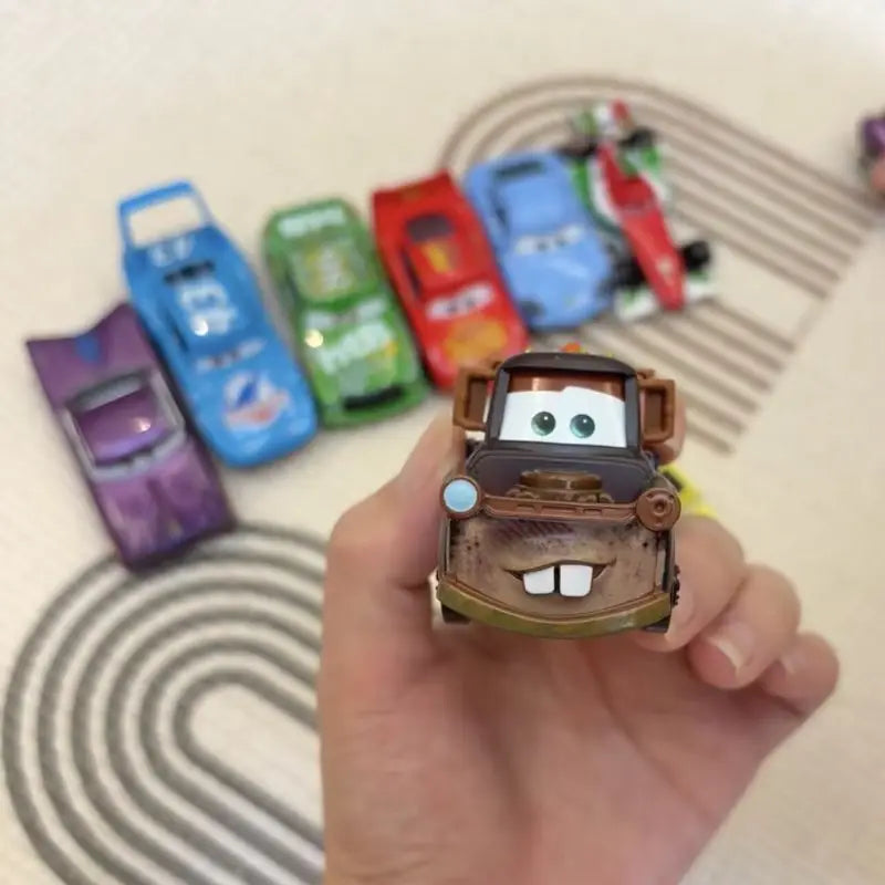 Pixar Cars Lightning McQueen Storm Jackson Mack Container Truck