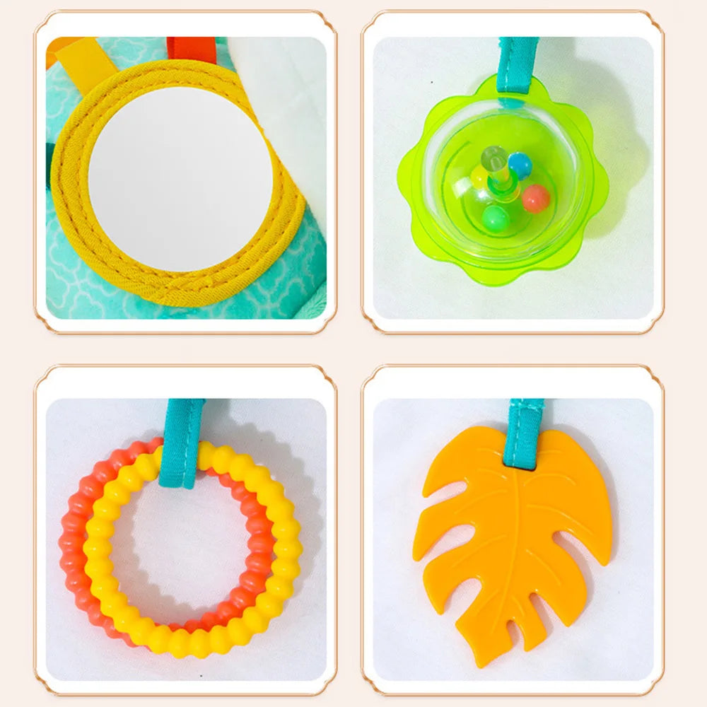 Baby Car Seat Toys Baby Hanging Toys Stroller Crib Gym or CarSeat with Teether