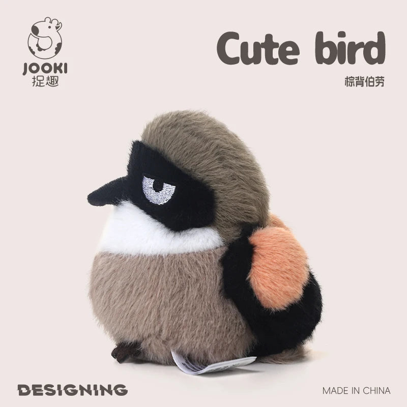 11cm Mini Lifelike Kingfisher,Sparrow,Fork-tailed Sunbird,Myna Plush Toys
