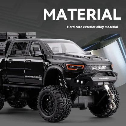 Large Size 1:24 Mammoth 6X6 Off-road Pickup Truck Children's Toy Car