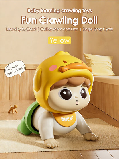 1Pcs Crawling Doll with Music Baby Toys,
