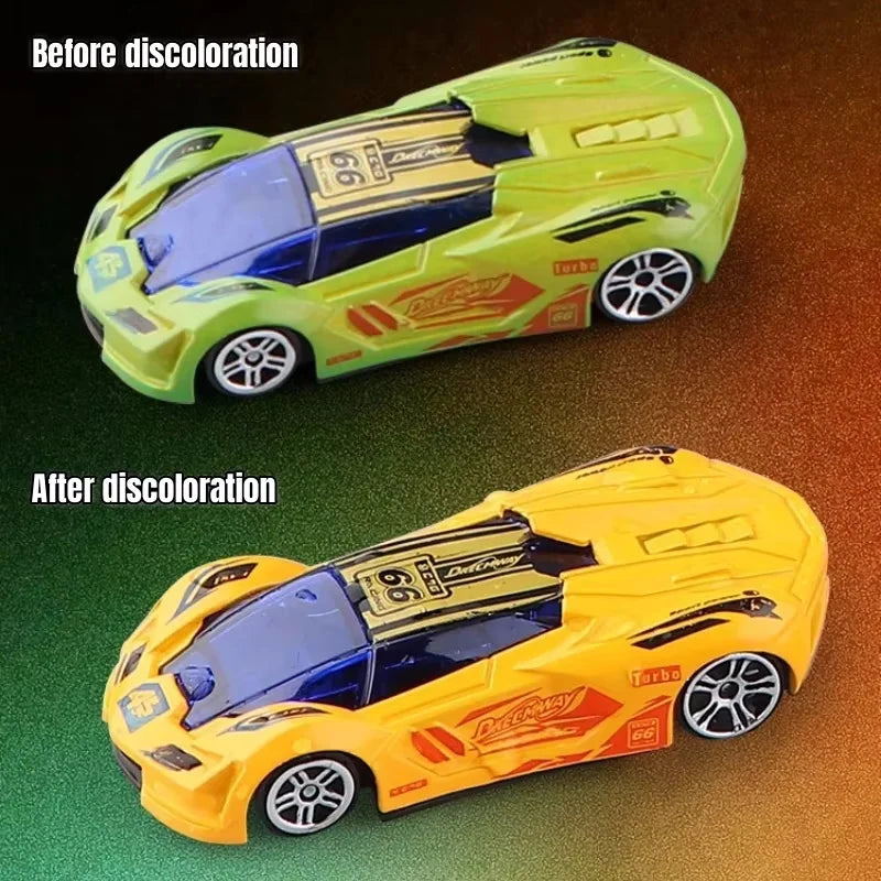 1:64 Color Change Alloy Car Toys for Kids Temperature Sensing Inertial Pull Back