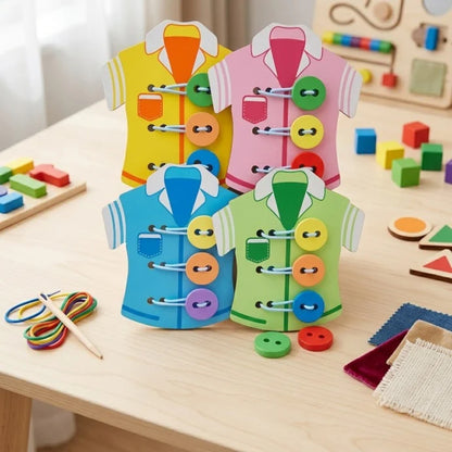 DIY Montessori Busy Board Accessories, Wooden Sensory Educational Toy