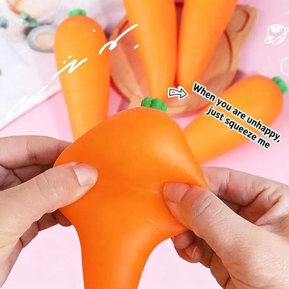 1pc Squishy Carrot, Vegetable Shaped Stress Relief Squishy