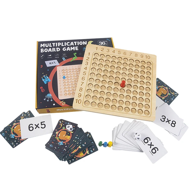 Montessori Educational Wooden Toys Children Baby Math Toys