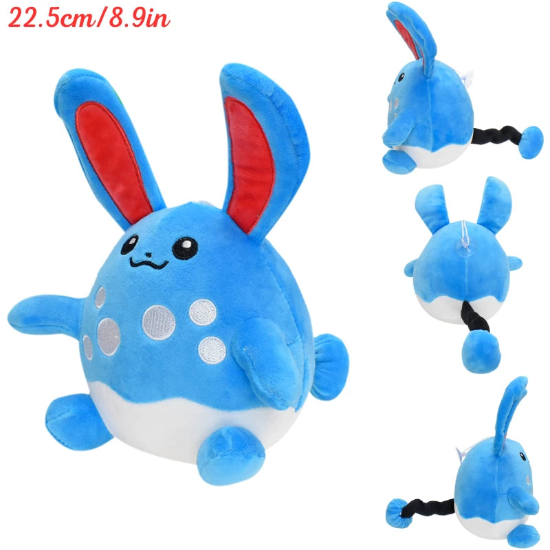 Pokemon Chikorita Togepi Marill Wooper Politoed Furret Plush Toys