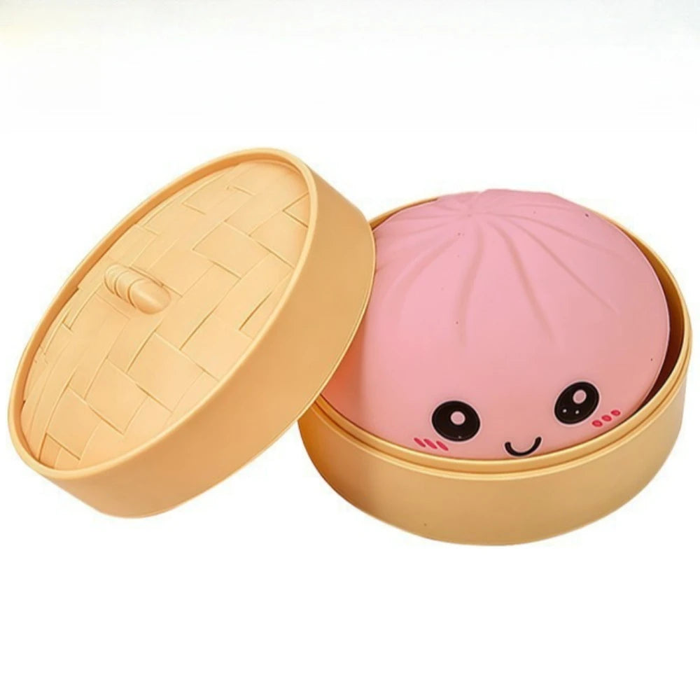 Simulated Colorful Dumpling Squishy Toys Slow Rising Stress