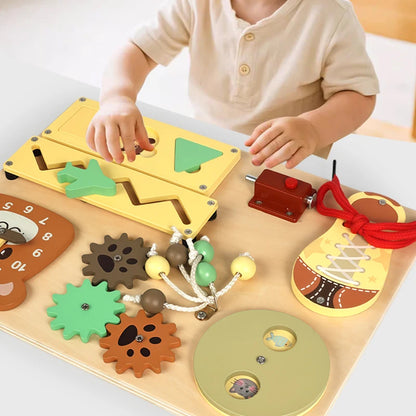 Kid Activity Busy Board Material DIY Accessories Montessori