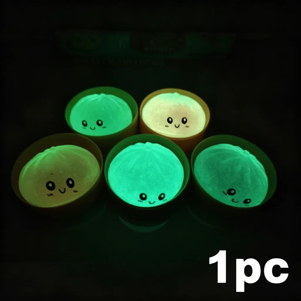 1 Piece  Luminous Dumpling Squishy Slow Rebound