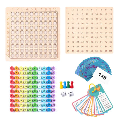Montessori Educational Wooden Toys Children Baby Math Toys