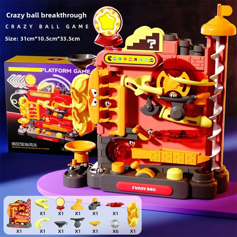 Educational Montessori Toys Multilayer Track Adventure Game