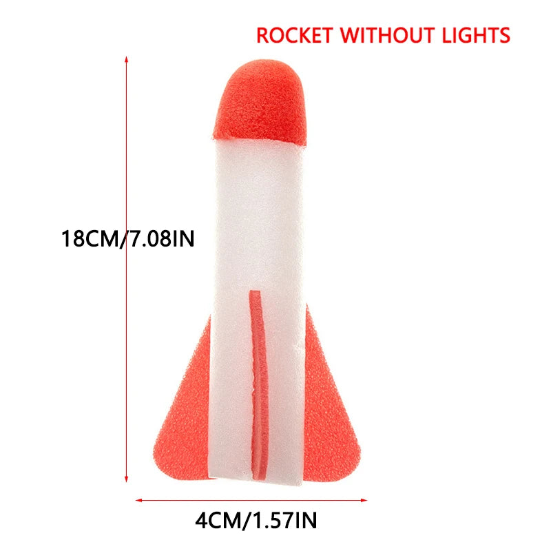 Kids Rocket Launcher Step Pump Power Air Pressed Stomp