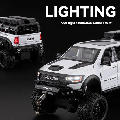 Large Size 1:24 Mammoth 6X6 Off-road Pickup Truck Children's Toy Car