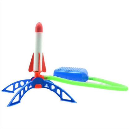 Kids Rocket Launcher Step Pump Power Air Pressed Stomp