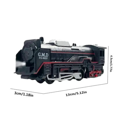 Classical Railway Freight Train Toy Electric Christmas Train Track Set with Light