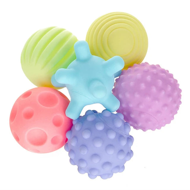 Baby Montessori Toys 0 6 12 Months Sensory Rattle Teether