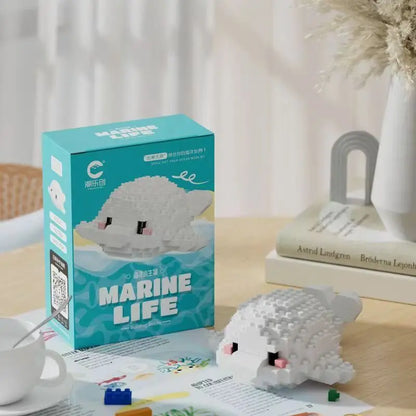 Creative Marine Life Mini Building Blocks Children's Marine Animal Model