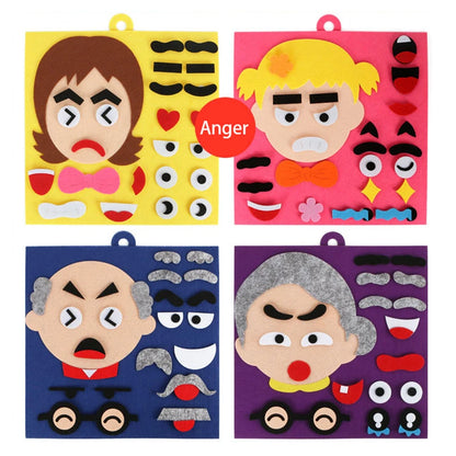 30cm/11.8in Change Face 3D Puzzle Funny Game Children Montessori Learning Educational Toys