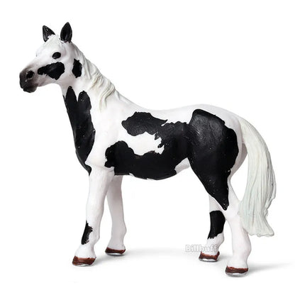 DIY Horse Race Model Horseman Farm Animal Figurines