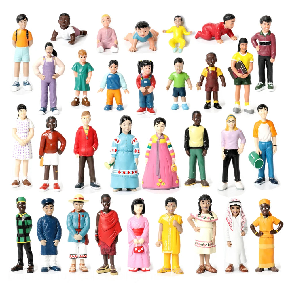 People Miniature Figures Simulation Children Figurines