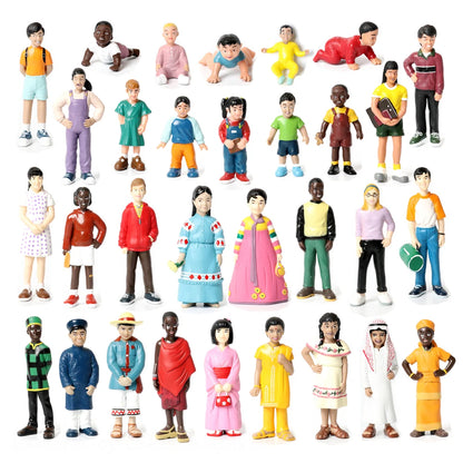People Miniature Figures Simulation Children Figurines