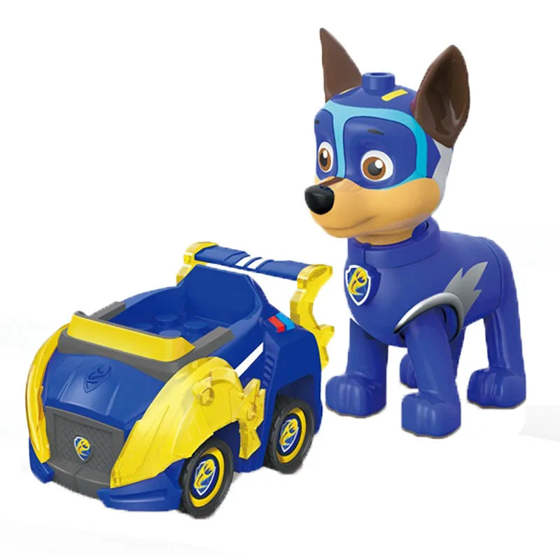 Genuine Paw Patrol Ryder Chase Skye Marshall Rubble Vehicle Pull Back Cars