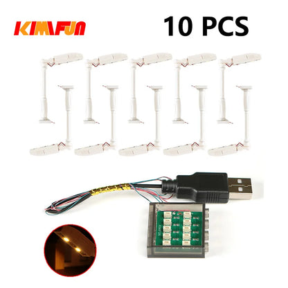 10PCS 0.8mm Pin RGB LED For LEGO Building Blocks