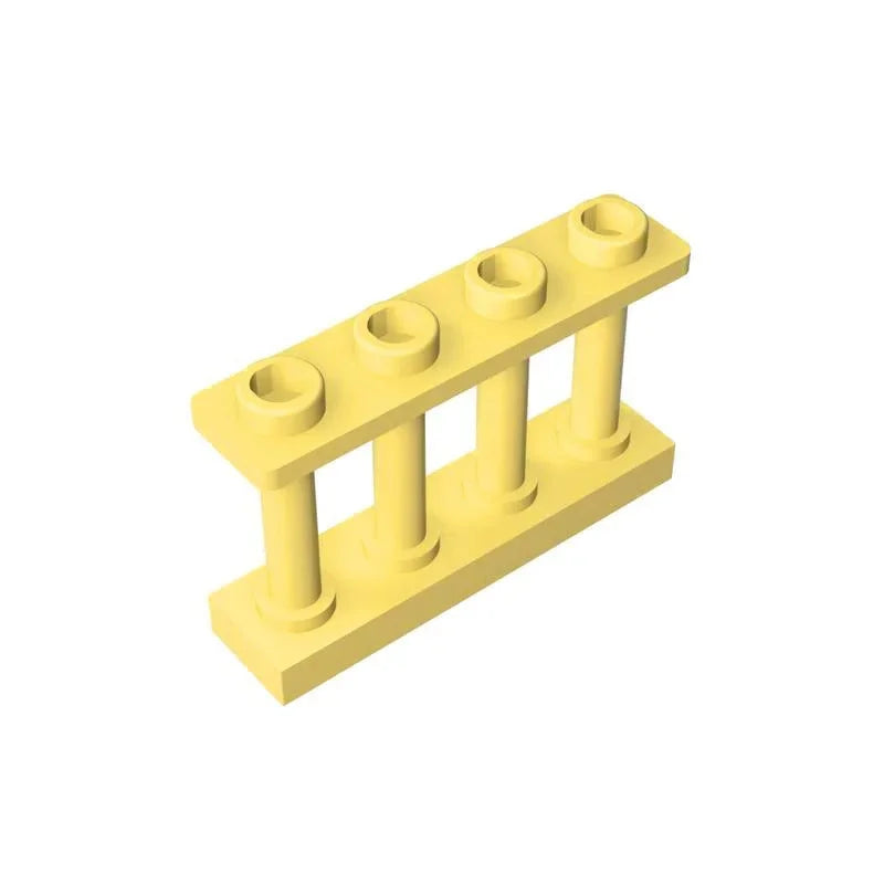 100pcs 15332 DIY Building Blocks 1x4 Railing Thick Figure
