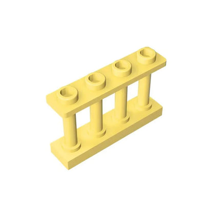 100pcs 15332 DIY Building Blocks 1x4 Railing Thick Figure