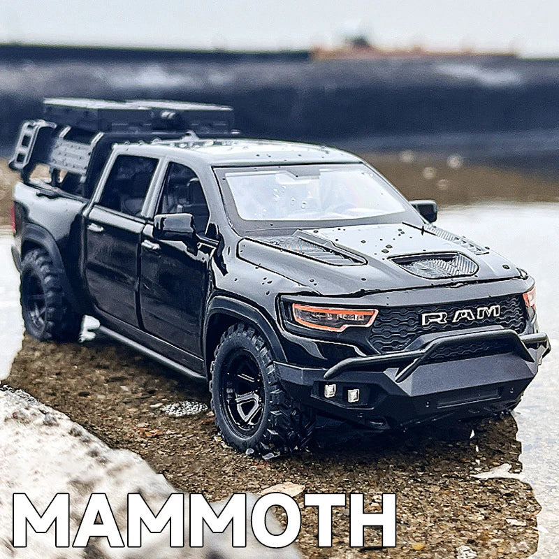 1:32 Dodge RAM 1000 TRX Mammoth Picku Alloy Car Model Sound And Light