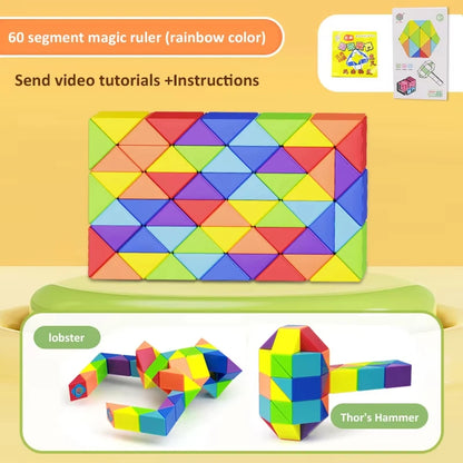 3D Puzzle Fidget Toys Transformable Cube Kid Education Toys
