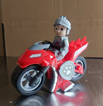 Genuine Paw Patrol Ryder Chase Skye Marshall Rubble Vehicle Pull Back Cars
