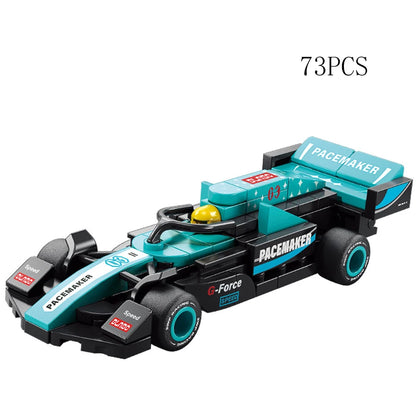 City Speed Racing MOC Car Sports Building Blocks Bricks Classic