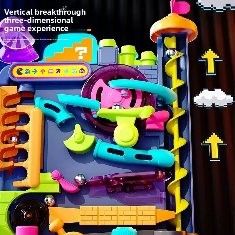 Educational Montessori Toys Multilayer Track Adventure Game