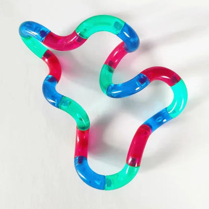 Temperature Change Rrainbow Deformable Rope Pressure Stress Relief Toys