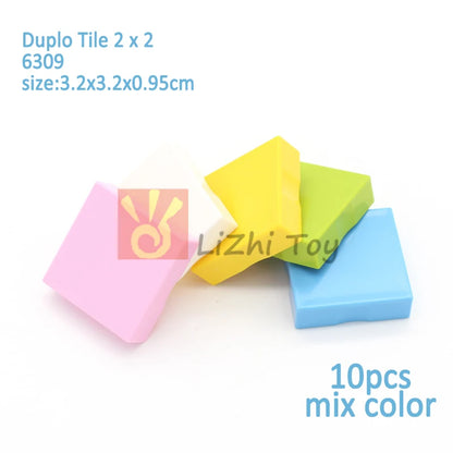 MOC Big Size Building Blocks Bricks Slope Windows Door Car