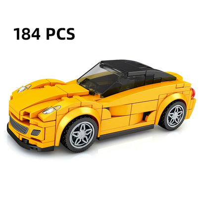 City Speed Racing MOC Car Sports Building Blocks Bricks Classic