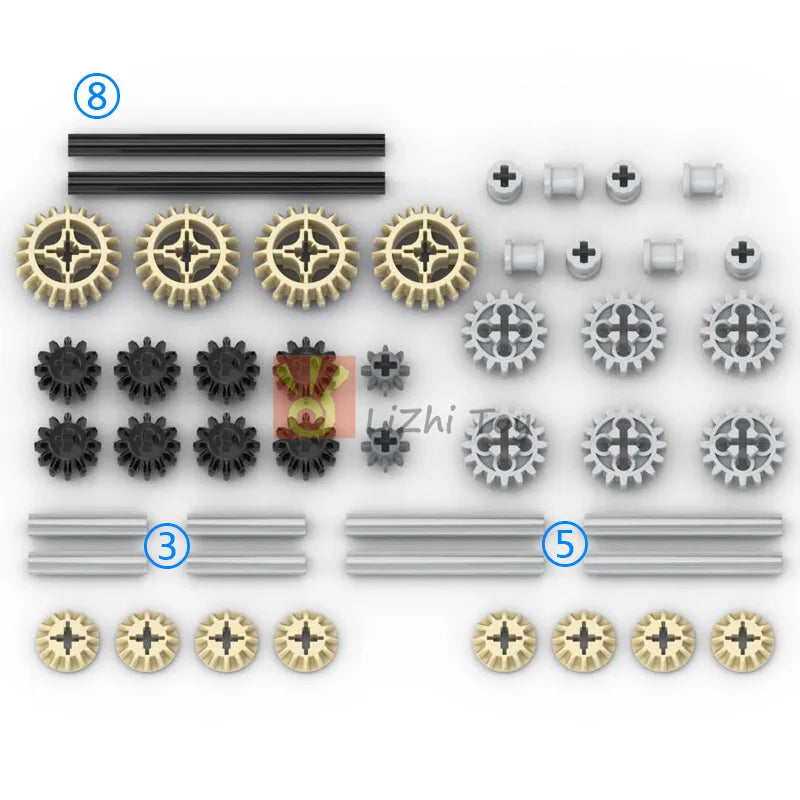 MOC Technical Compatible with Building Blocks Bricks
