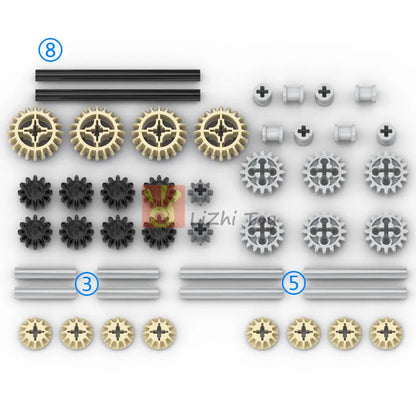 MOC Technical Compatible with Building Blocks Bricks